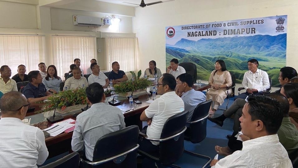Food & Civil Supplies departmental meeting held at the Directorate of Food & Civil Supplies, Dimapur on May 1.
